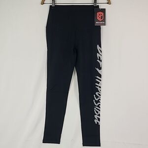 NEW Born Primitive Lift Yourself Up Black 7/8 Leggings Scrunch Butt Hi Rise Sz M